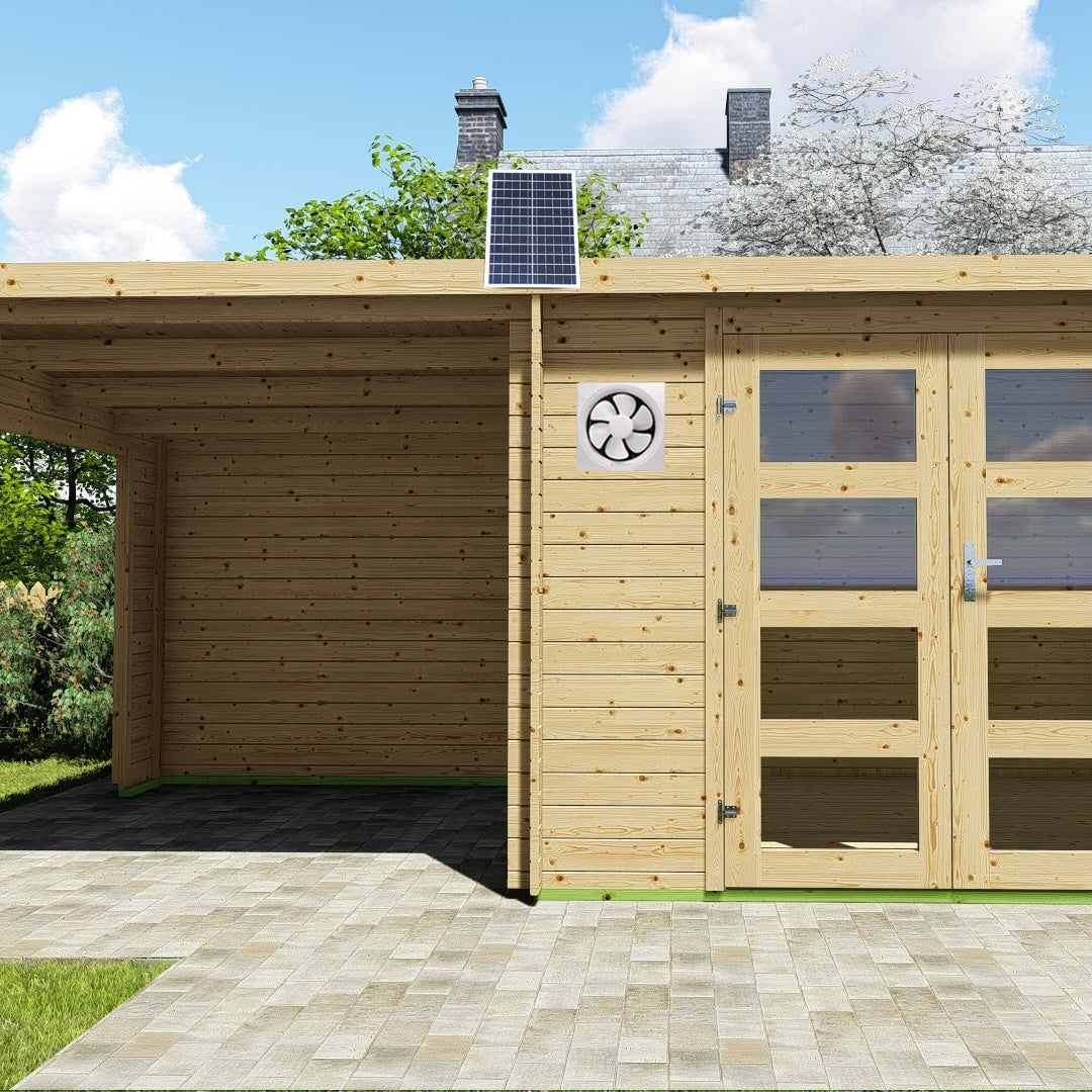 Solar Powered Ventilation Fan Extractor Solar Exhaust Fan Caravan Wall Mounted Kitchen