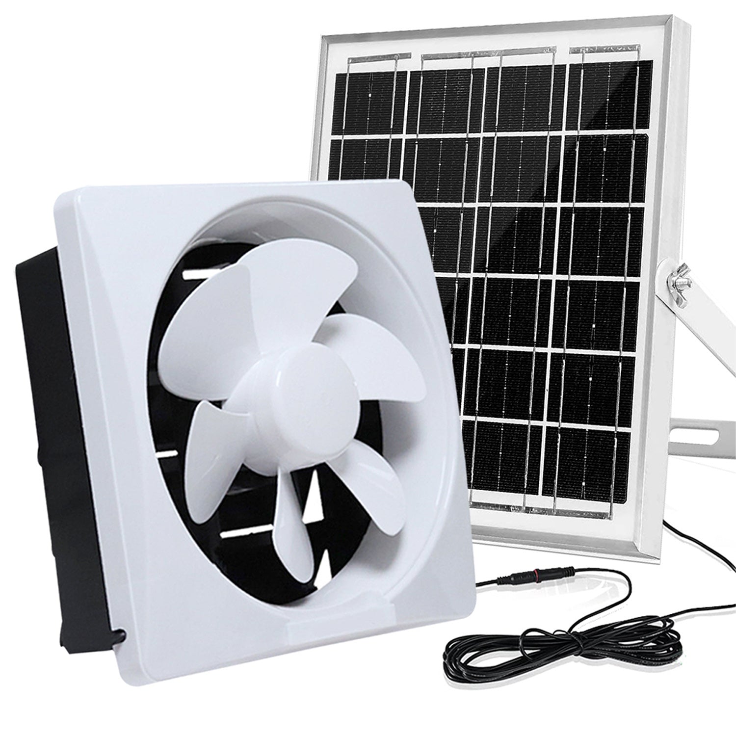 Solar Powered Ventilation Fan Extractor Solar Exhaust Fan  Caravan Wall Mounted Kitchen